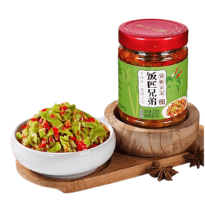 【中國直郵】 飯匹兄弟 辣貢菜剁椒醬 238g 湖南特產 咯吱脆爽下飯菜 辣椒醬拌飯鹹菜 是 台灣