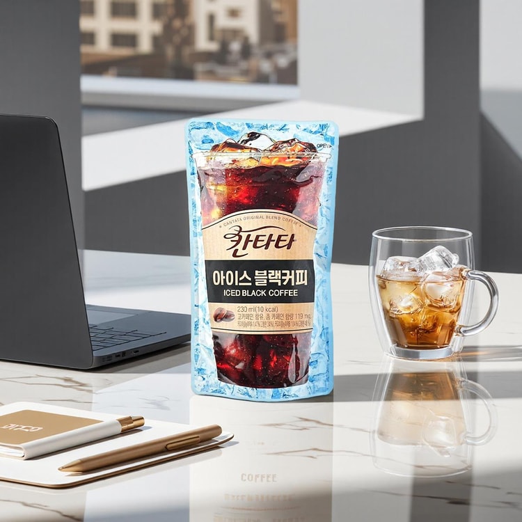 楽天 カンタータ アイスブラックコーヒー 7.77液量オンス【低カロリー