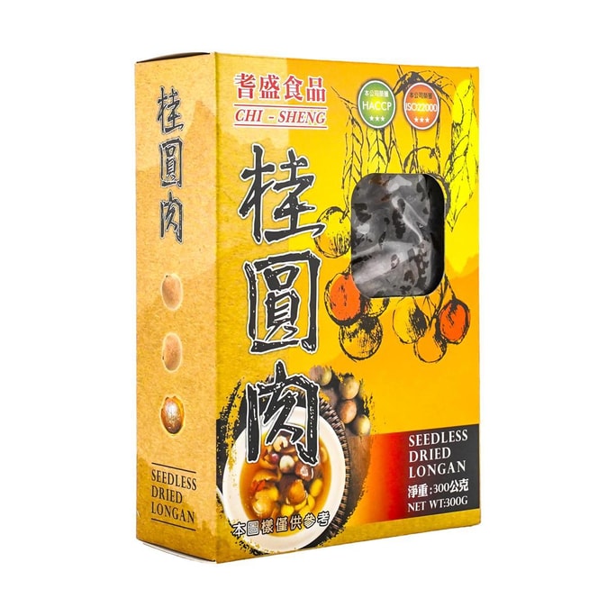 台灣芪盛食品 桂圓肉乾 300g