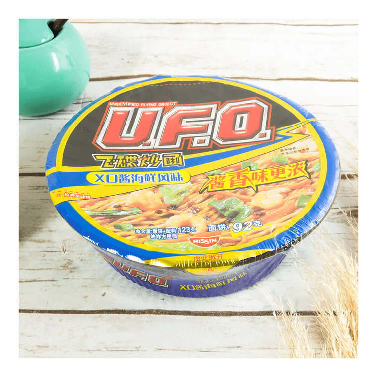 日本NISSIN日清 UFO 飛碟炒麵 XO醬海鮮風味 123g 3