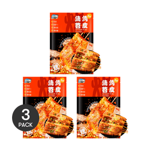 【超值3份装】与美 烧烤苕皮 内含脆萝卜调味粉 370g*3【川渝烧烤灵魂】