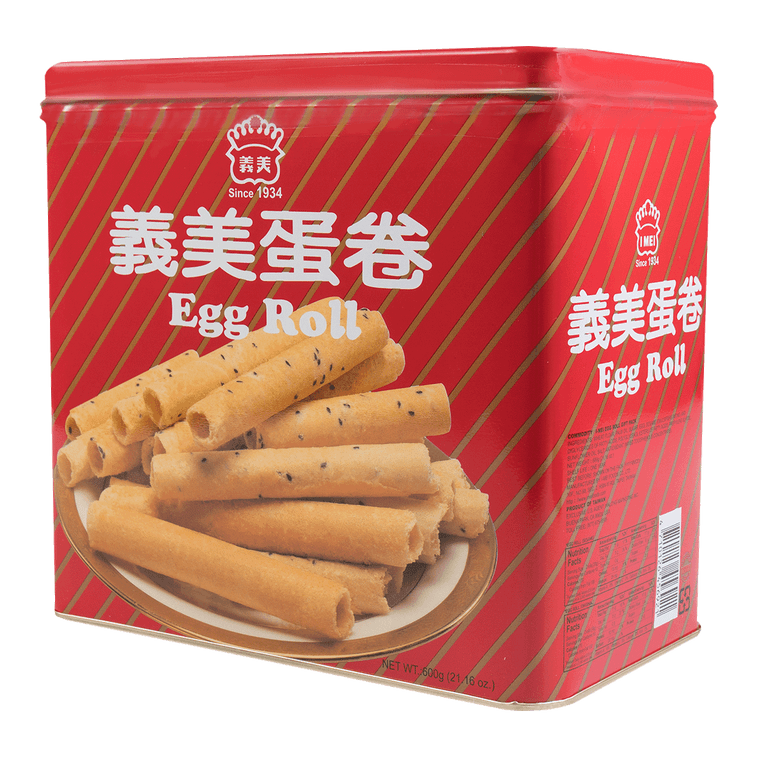 台灣IMEI義美 蛋捲禮盒 600g【年貨禮盒】 8