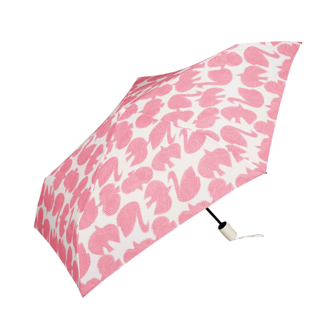 w.p.c||작고 휴대성이 뛰어난 자동 접이식 우산||핑크버드 50cm 파라솔 1개
