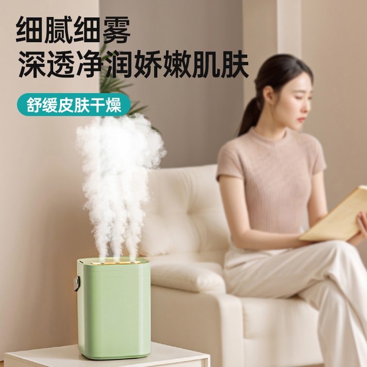 Night Light & Humidifier 2-in-1 – Ambient Night Light, 3 Nozzles Large Mist Output, 3 Spray Modes, Extra Large Opening Easy-Clean Tank, PP Material, Safe for Mom & Baby, 1 Unit 4