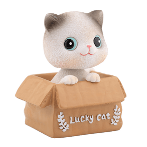 【中国直邮】RAMBLE 车载摇头摆件 喵小乐B款 呆萌幸运猫