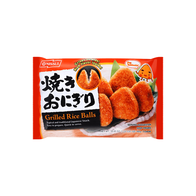 【冷冻】日本NISSUI 酱油炸饭团  日本传统零食 6pc