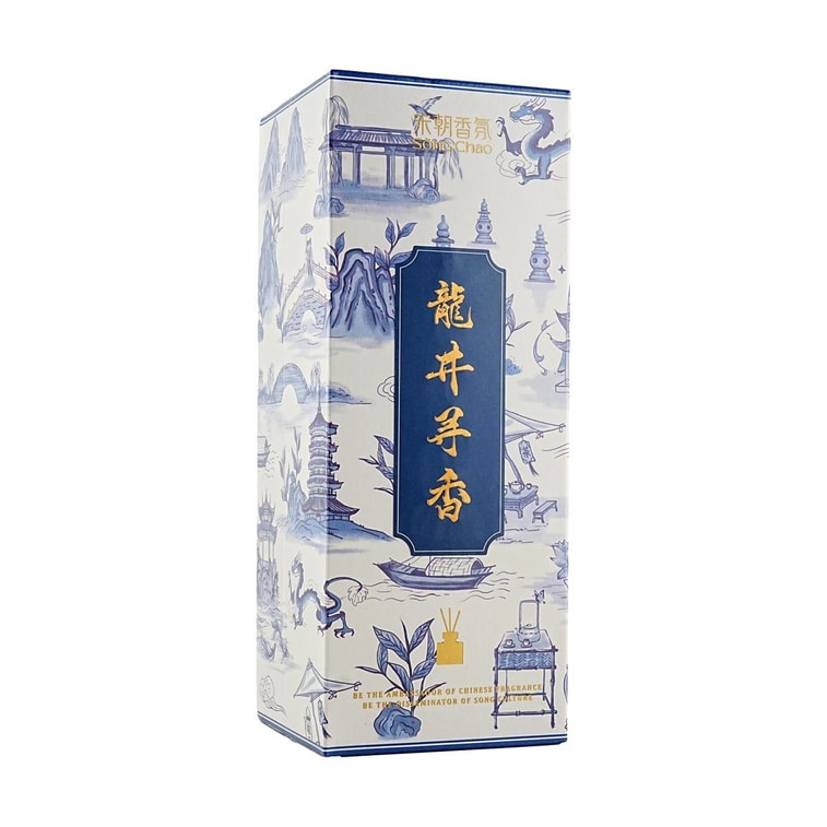 Flameless Aroma Diffuser Blue and White Porcelain Fragrance Natural Soy Wax, West Lake Series, 4.1 fl oz 4