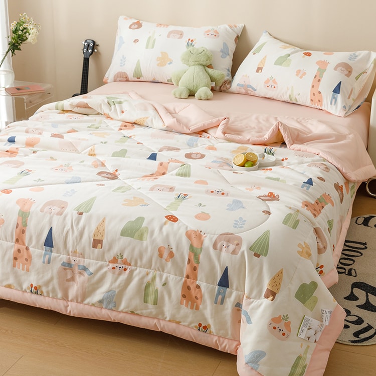 Soybean fiber cotton summer quilt by air conditioning by summer cooling by  a deer have you (200*230cm double quilt)