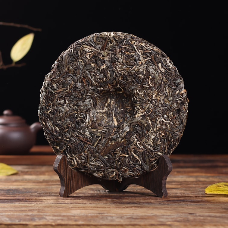 仁新昌 雲南臨滄 大雪山プーアル茶餅 2022 生茶 357g 4