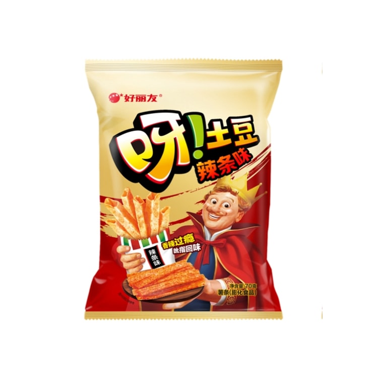 中国直送：ORION 中国 ORION ポテトスナック スパイシー味 70g - Yami