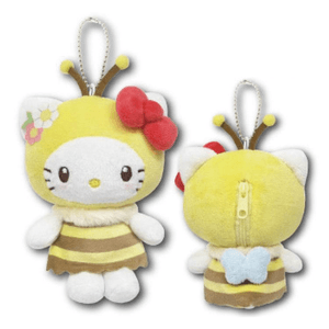 【日本直邮】SANRIO三丽鸥 可爱小蜜蜂系列 毛绒包挂件【Hello Kitty 】