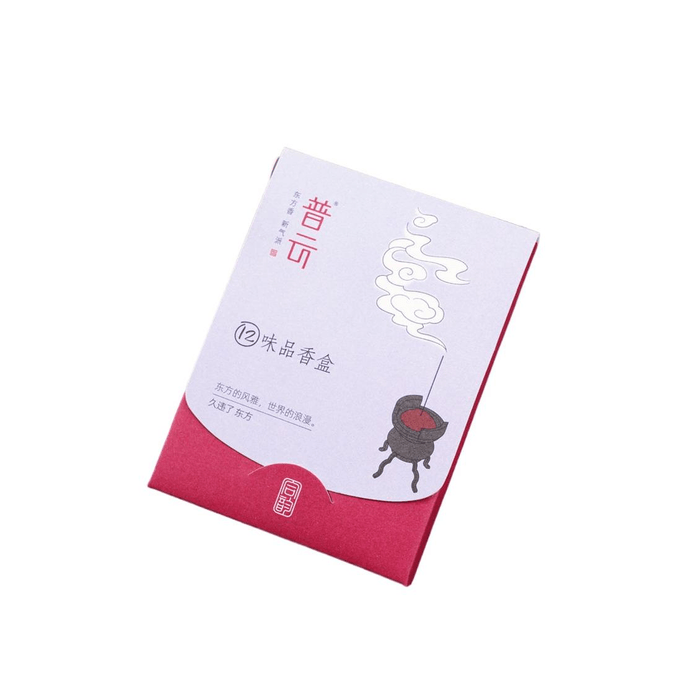 Puyun 12 Flavor Thread Fragrance Home Indoor Aromatherapy Flower Fragrance Fruit Fragrance 12 Sticks 1 Box