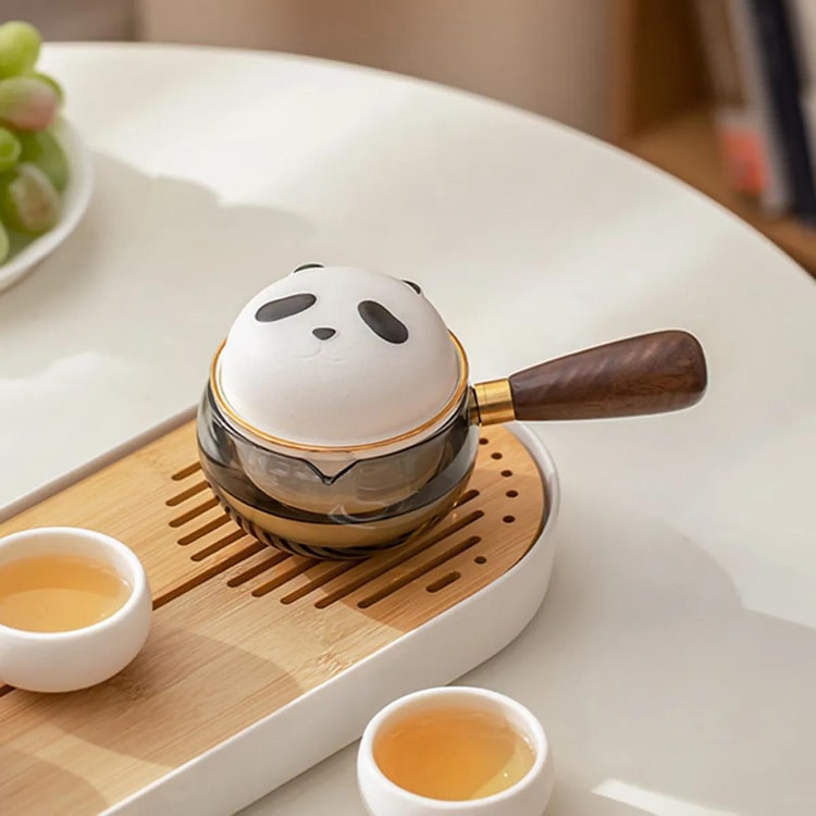 MR.NANSHAN Panda Tea Set Tea Cup Portable Travel Zen White Pot1