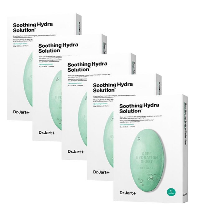 Dermask Water Jet Soothing Hydra Solution Mask 5sheets*5packs