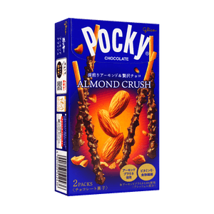 日本のアーモンドクラッシュポッキー チョコレートクッキースティック 1.62 oz