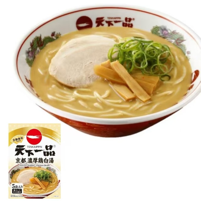 일본 텐카이치핀 쿠보타 메뇨 교토 진한 닭고기 육수 라멘 (5인분)