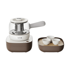 BEAR小熊 品茶小套装 茶具 电茶壶煮茶器 杯子*3 茶盘 500ml ZCQ-A05S2