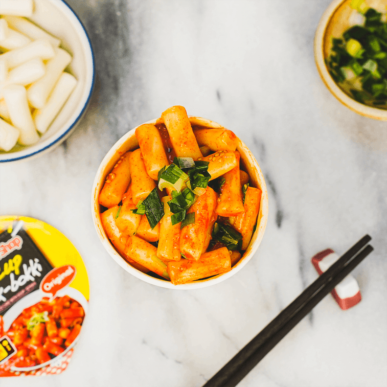 Original Snack Shop Cup Tteok-bokki - Spicy Rice Cakes with Soup, 4.83oz 5