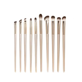  雨盟 眼部鎏金全套超柔軟化妝刷 10支裝 贈刷包