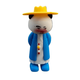 2025 Shrimp Sand Carving Animation Handmade Handmade, Trendy Play Doll Color Approximately 7CM * 1 Set