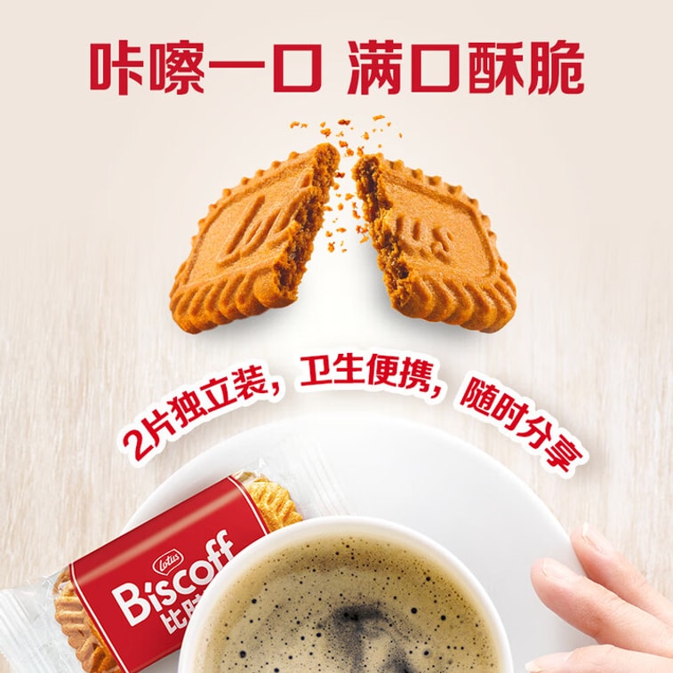 【中國直郵】 比利時 Lotus Biscoff 進口焦糖餅乾 124克 4