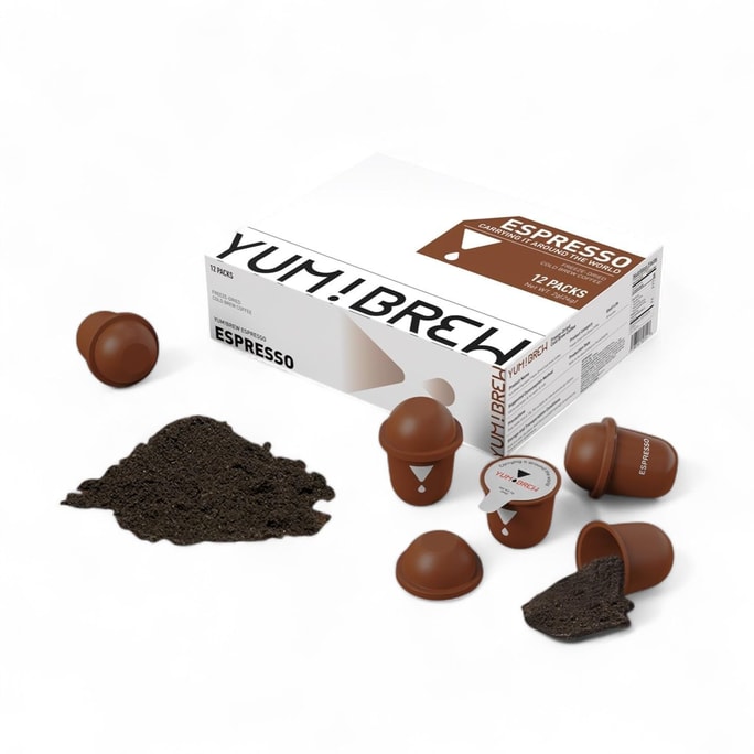 雲沐咖 凍乾即溶精品咖啡 義式風味 12 裝 低卡無糖 精選雲南阿拉比卡豆 【濃鬱醇厚 / 提神 / 學習辦公必備】