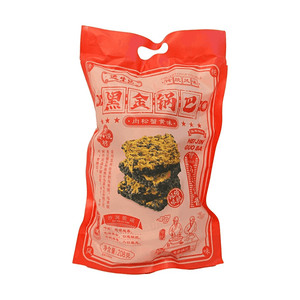 逸生昌 黑金锅巴 肉松蟹黄味 208g【乌米饭制】【焦香酥脆】