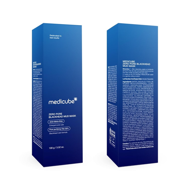 한국 Medicube 메디큐브 블랙헤드 머드팩 100g 3분 모공 속청 흡착 블랙헤드 모공 청소 6