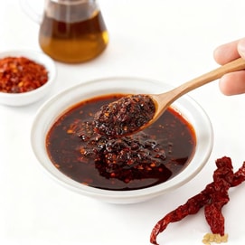 南食召 油辣子陕西鲜采秦椒油泼辣子红油辣椒油180g*1罐