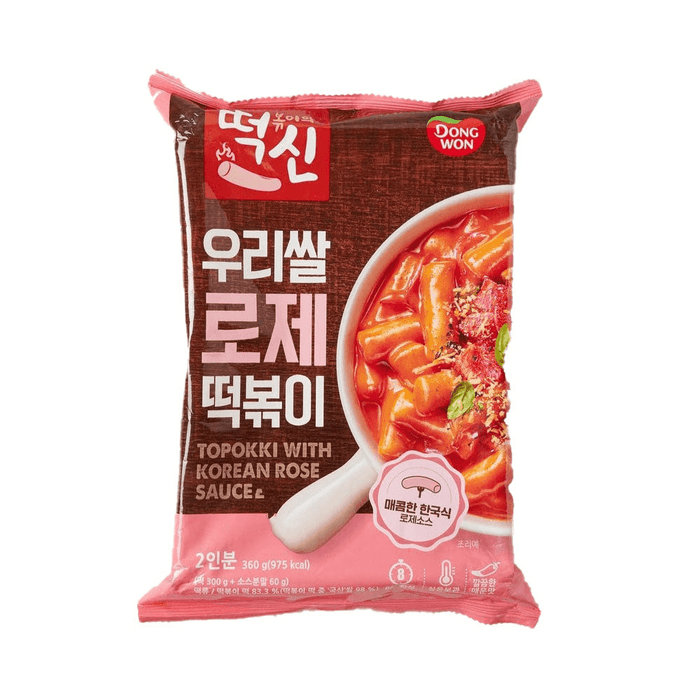 韩国 DONGWON THE GOD OF TTEOKBOKKI Rose Tteokbokki 360g