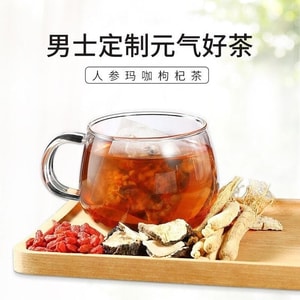Ginseng Maca Goji Berry Tea Nourishes Yang Qi Tonifying Kidney and Strengthening Yang Nine Treasures Men's Tea 150g/bag