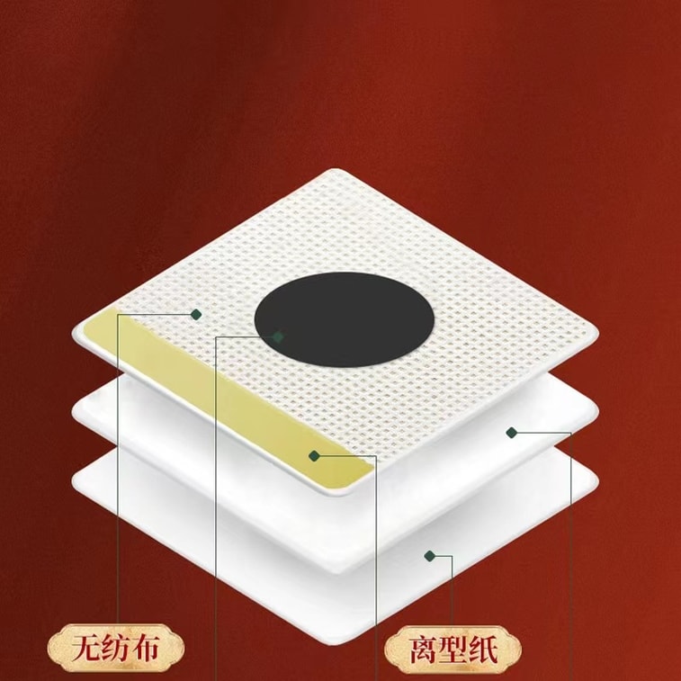 난징 통런탕 쑥삼주 패치 경혈 지압 자극 패치 30개/박스 8