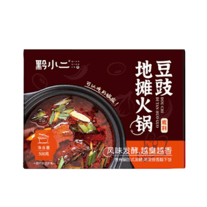 【中国直邮】 黔小二 贵州特产豆豉地摊火锅底料500g*1盒