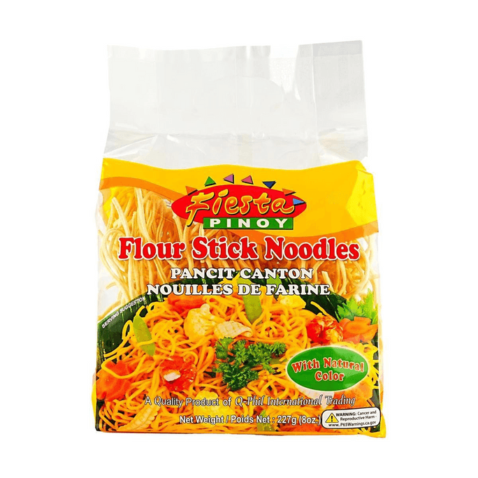 Flour Stick Noodles- Pancit Canton Nouilles De Farine, 8oz