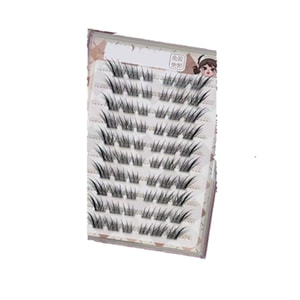 New Technique Glue-Free Soft Stem Big Princess Comic False Eyelashes Large Capacity Glue-Free Su Daji 10 Rows [Single Box]