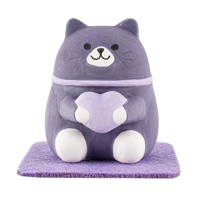 데콜 일본 풍수 고양이 향기 인형, 아로마테라피 스톤 현관 장식, 소흑