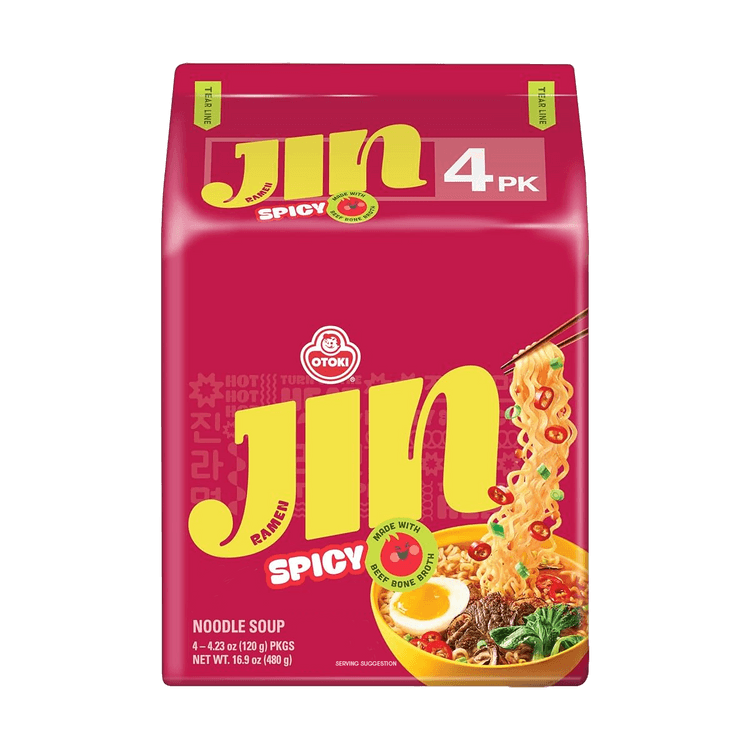 OTTOGI / OTOKI Spicy Jin Ramen - Korean Style Instant Noodles