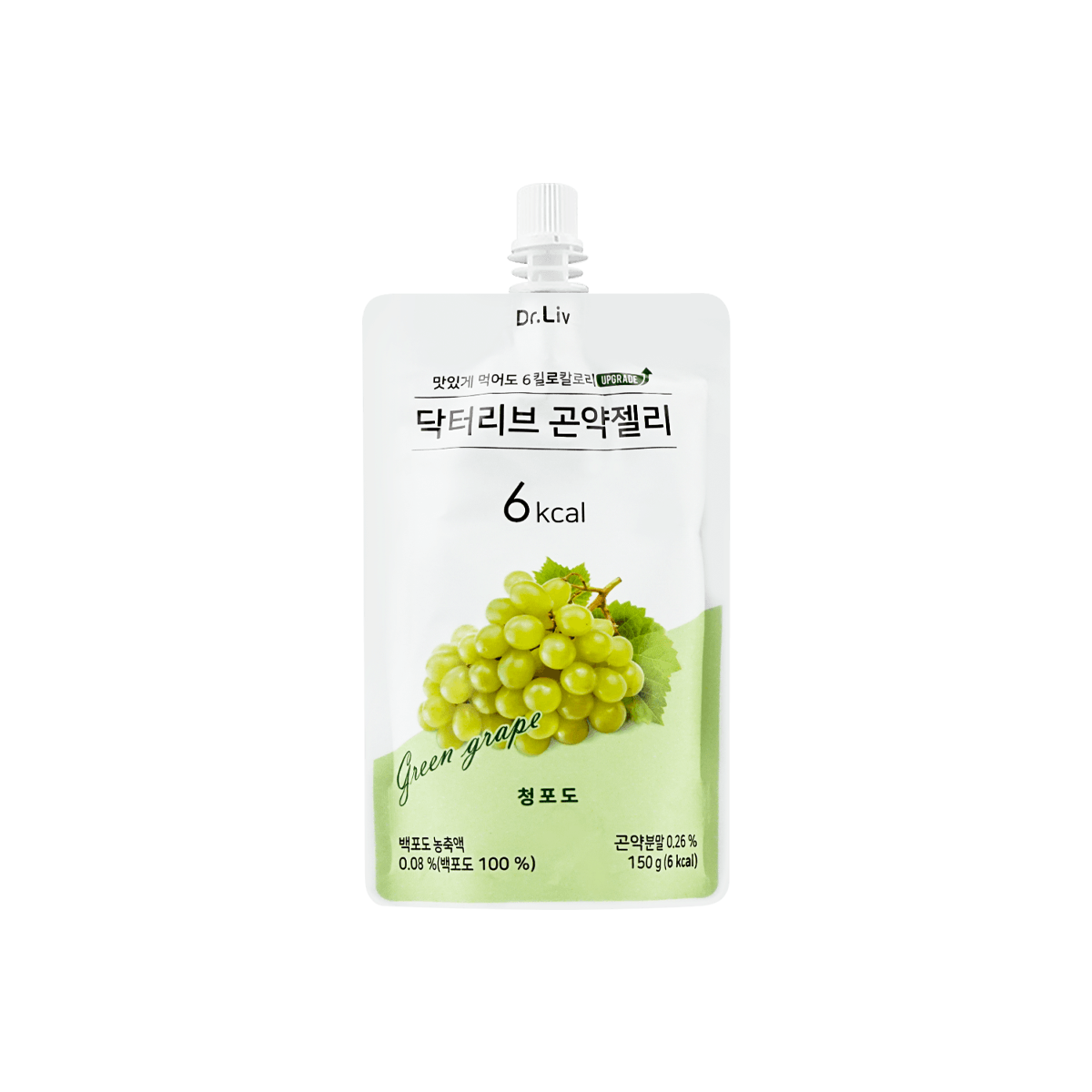 韩国DR.LIV 低糖低卡蒟蒻果冻 绿葡萄味 150g 怎么样 - 亚米网