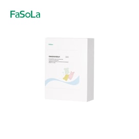 【中国直邮】 FaSoLa 【防染色吸色片】即用即抛洗衣护色纸 深浅混洗防串色 30片