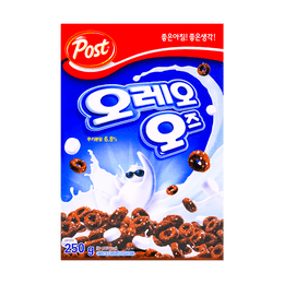 韩国POST OREO奥利奥甜甜圈麦片 谷物早餐 250g【韩剧某天灭亡同款】