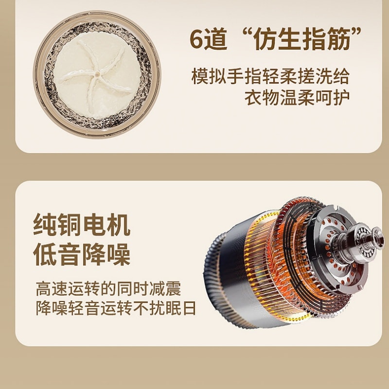 Underwear Washer Dryer Combo Fully Automatic Wash and Dry in One Quick Wash for Makeup Brushes Off-White Single Unit