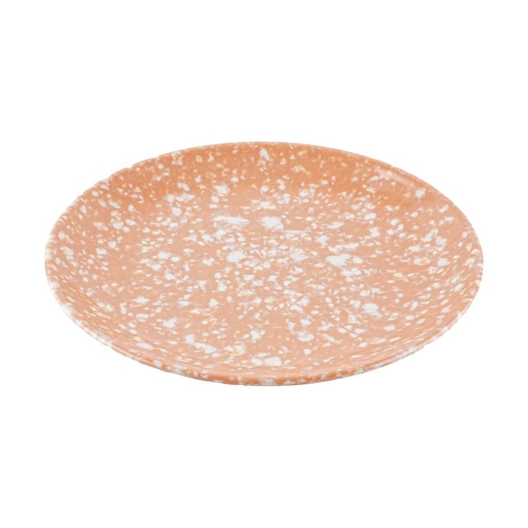 Retro Korean Street Food Bunsik Marble Plate Strawberry 22cm  5