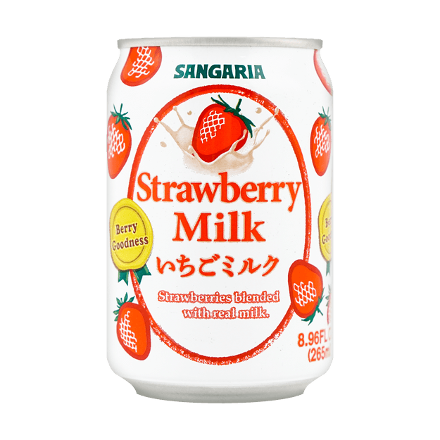 商品详情 - 日本SANGARIA 红茶姬 草莓牛奶 265ml 美版 - image  0