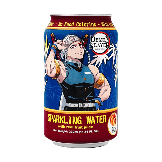 越南版ANYYUMSx鬼灭之刃联名 气泡水 桃子味 330ml