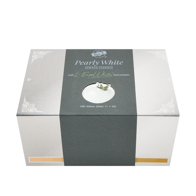 パーリーホワイト トマト エッセンス、L-エルゴ ホワイト フルーツ コンプレックス配合、10 個