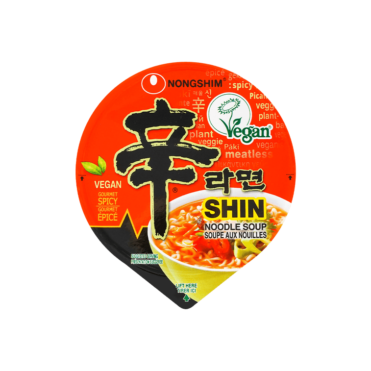 韩国NONGSHIM农心 素食辛拉面 方便面 杯装 75g 7