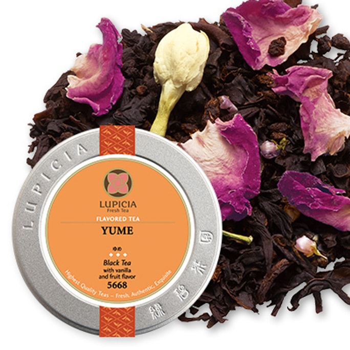 【日本からの直送】日本ルピシア 緑茶園 夢のバラ紅茶 50g (1回のご注文につきティーフィルターバッグ1袋70枚入をプレゼント)