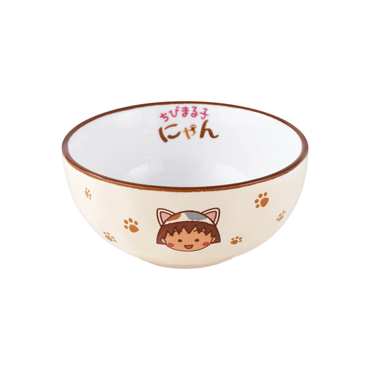 Chibi Maruko-chan Bowl Pink 4.5" 3