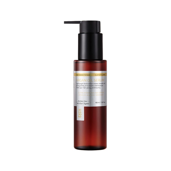 韓國 HAARAZ 摩洛哥堅果護髮精華油100ml 【水光煥靚護髮精華油 清爽保濕潤髮精油 撫平毛躁 改善乾枯分叉】
