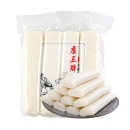 虞三胖 水磨年糕条 手工年糕小吃 500g【宁波特产】【可炒制涮火锅煮汤】